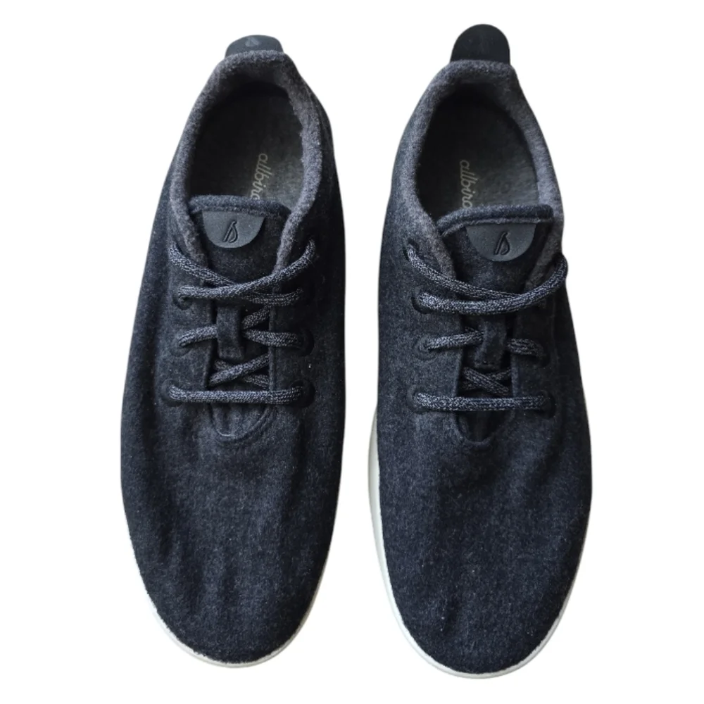Allbirds Wool Runners Mens Sneakers Shoes Gray Lace Up